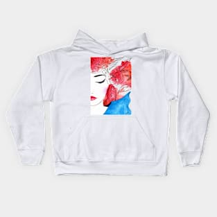 Roses Red Kids Hoodie